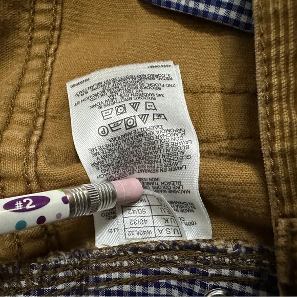 Brook Brothers Corduroy Pants Mens Size 42X32 - Picture 7 of 10